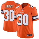 Nike Men & Women & Youth Broncos 30 Phillip Lindsay Orange Color Rush Limited Jersey,baseball caps,new era cap wholesale,wholesale hats